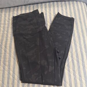 Women's Black Camouflage Leggings